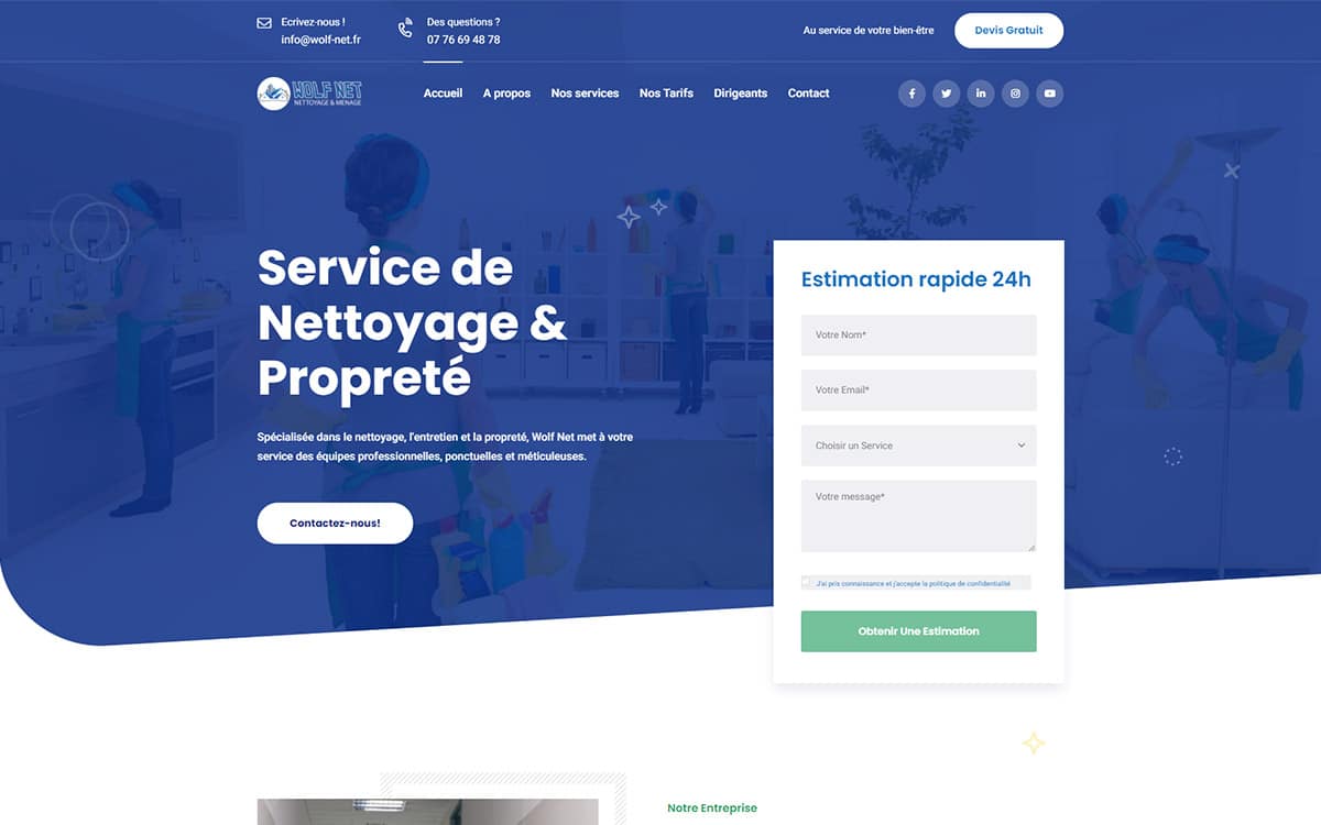 site web ménage